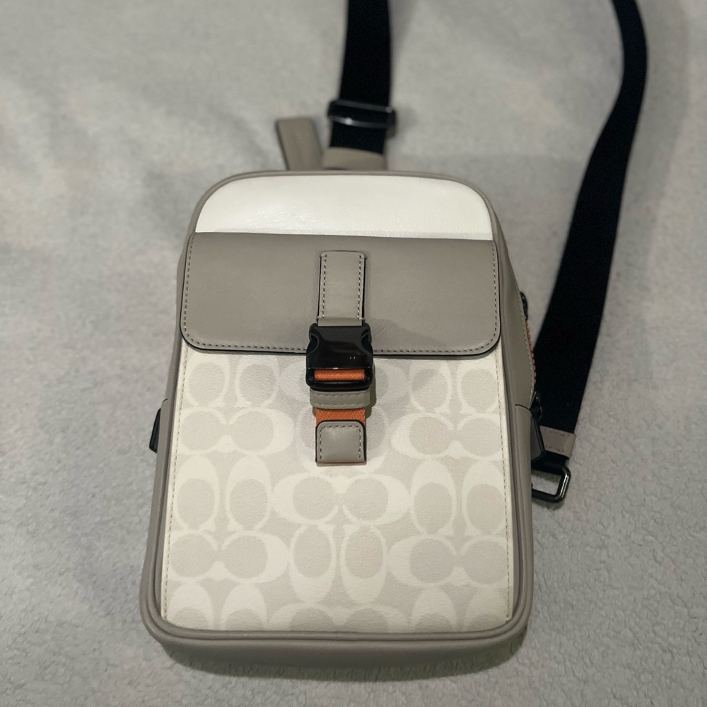 Coach Black and Gray Crossbody Bag